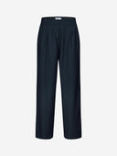 Navy pinstripe dore pants