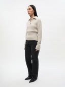 Beige polo knit englacia