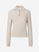 Beige polo knit englacia