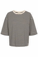Gestreept boxy t-shirt ESSigne