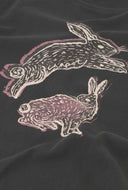 Antraciet t-shirt fay rabbit