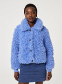 Blauwe jacket bobby jacket