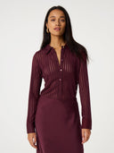 Bordeaux blouse georgia