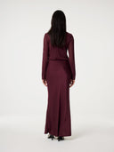 Bordeaux blouse georgia