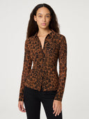 Bruine blouse kevis