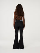 Bruine blouse kevis