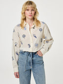 Blouse met embroidery lilot