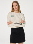 Creme longsleeve phileine