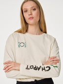 Creme longsleeve phileine