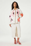 Ecru denim jacket elody jacket