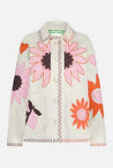 Ecru denim jacket elody jacket