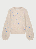 Beige gebreide trui Lidia Pullover
