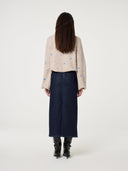 Beige gebreide trui Lidia Pullover