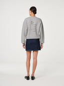Grijze sweater met opdruk terry chateau sweater