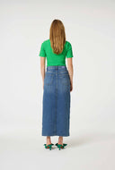 Groen slim fit t-shirt tanja