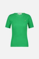 Groen slim fit t-shirt tanja