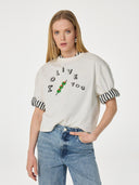 T-shirt met opdruk benja 1009