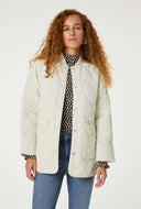 Cosy white xander jacket hearts