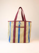 Grote gestreepte shopper