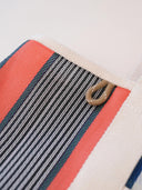 Grote gestreepte shopper
