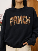 Antraciet sweater tilleul