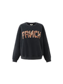 Antraciet sweater tilleul