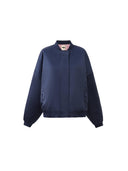 Blauwe bomberjacket assam