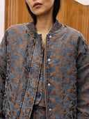 Bruine bomberjacket bowie