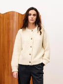Wollen cardigan selkirk
