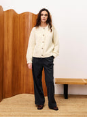 Wollen cardigan selkirk
