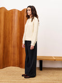 Wollen cardigan selkirk