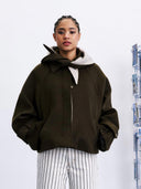 Korte oversized jas pembroke