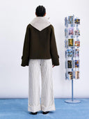 Korte oversized jas pembroke