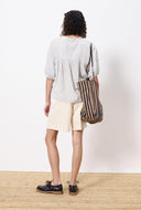 Fijn gestreepte blouse nawelle