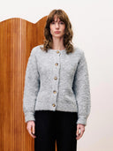 Wollen cardigan selkirk