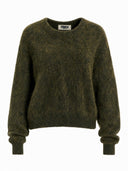 Groene wolmix trui brooks