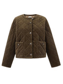 Groen velvet jacket crocus