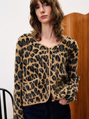 Leopard cardigan begonia