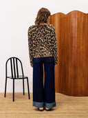 Leopard cardigan begonia