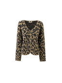 Leopard cardigan begonia