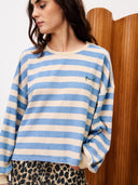 Lichtbauw gestreepte sweater Iris