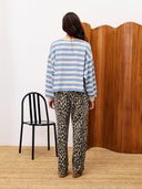 Lichtbauw gestreepte sweater Iris