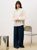 Off-white blouse candi