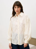 Off-white blouse candi