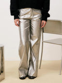 Zilveren broek cristalle