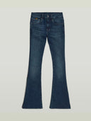 Donkere flared jeans 3301 flare icy blue 34