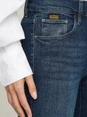 Donkere flared jeans 3301 flare icy blue 34