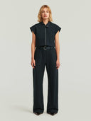 Donkerblauwe jumpsuit soft sculpt