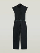 Donkerblauwe jumpsuit soft sculpt