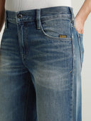 Blauwe jeans judee loose vintage vespa